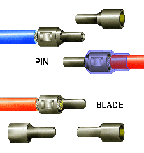 blade and pin terminals