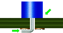 vertical mounting in non plated through hole